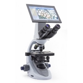 B-290TB Microscopio Digital vertical, objetivos E-Plan, platina con sistema de cinta con Tablet PC