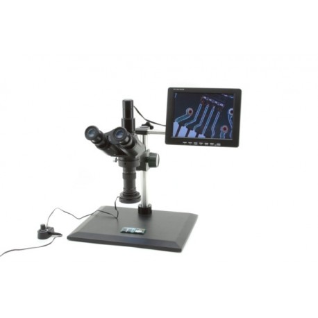Microscopio monozoom de medición con patalla color de 8"
