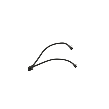 Guía de fibra óptica de doble-brazo