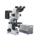Microscopio Trinocular de Fluorescencia HBO, 2 Filtros