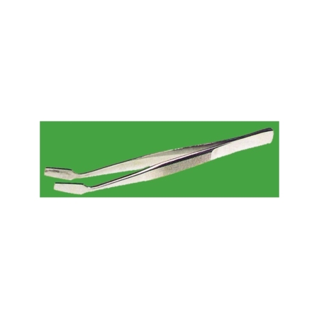 Pinzas de punta plana.120mm,acero inox.