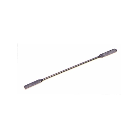 Espatula doble flexible. 120x6mm en acero inox.