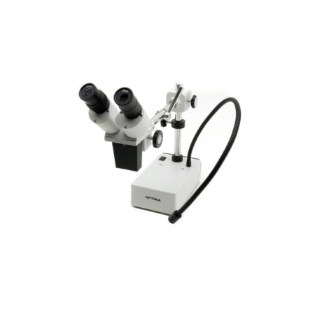 Estereomicroscopio 20x, con base a suspensión, iluminación incidente LED