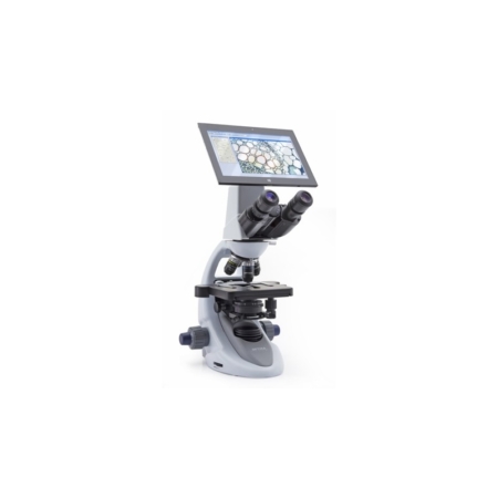 B-290TB Microscopio Digital vertical, objetivos E-Plan, platina con sistema de cinta con Tablet PC